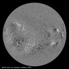 Latest SDO/HMI Magnetogram image of the Sun